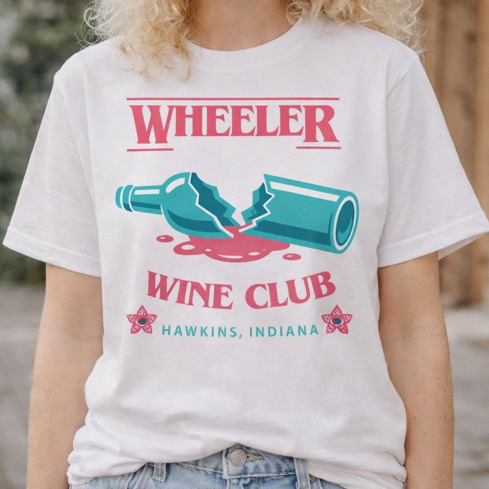 Wheeler Wine Club  Karen Wheeler  Stranger Things Shirt